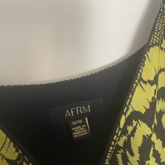 AFRM Black and Green Dress - Picture 5 of 5